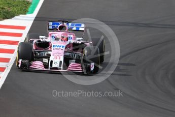 World © Octane Photographic Ltd. Formula 1 – Winter Test 2. Sahara Force India VJM11 - Esteban Ocon. Circuit de Barcelona-Catalunya, Spain. Friday 9th March 2018.