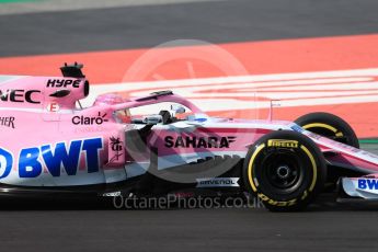 World © Octane Photographic Ltd. Formula 1 – Winter Test 2. Sahara Force India VJM11 - Esteban Ocon. Circuit de Barcelona-Catalunya, Spain. Friday 9th March 2018.