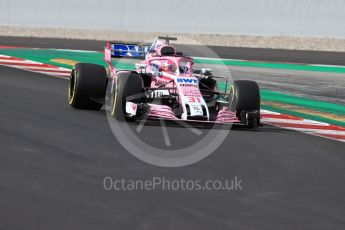 World © Octane Photographic Ltd. Formula 1 – Winter Test 2. Sahara Force India VJM11 - Esteban Ocon. Circuit de Barcelona-Catalunya, Spain. Friday 9th March 2018.