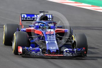 World © Octane Photographic Ltd. Formula 1 – Winter Test 2. Scuderia Toro Rosso STR13 – Brendon Hartley. Circuit de Barcelona-Catalunya, Spain. Friday 9th March 2018.