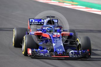 World © Octane Photographic Ltd. Formula 1 – Winter Test 2. Scuderia Toro Rosso STR13 – Brendon Hartley. Circuit de Barcelona-Catalunya, Spain. Friday 9th March 2018.