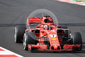 World © Octane Photographic Ltd. Formula 1 – Winter Test 2. Scuderia Ferrari SF71-H – Kimi Raikkonen. Circuit de Barcelona-Catalunya, Spain. Friday 9th March 2018.