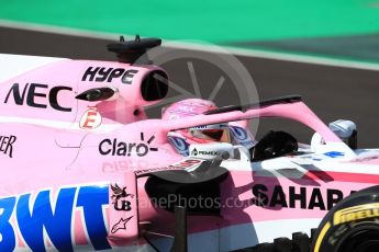 World © Octane Photographic Ltd. Formula 1 – Winter Test 2. Sahara Force India VJM11 - Esteban Ocon. Circuit de Barcelona-Catalunya, Spain. Friday 9th March 2018.