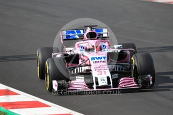 World © Octane Photographic Ltd. Formula 1 – Winter Test 2. Sahara Force India VJM11 - Esteban Ocon. Circuit de Barcelona-Catalunya, Spain. Friday 9th March 2018.