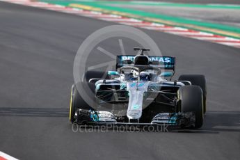 World © Octane Photographic Ltd. Formula 1 – Winter Test 2. Mercedes AMG Petronas Motorsport AMG F1 W09 EQ Power+ - Valtteri Bottas. Circuit de Barcelona-Catalunya, Spain. Friday 9th March 2018.