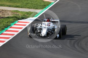 World © Octane Photographic Ltd. Formula 1 – Winter Test 2. Alfa Romeo Sauber F1 Team C37 – Charles Leclerc. Circuit de Barcelona-Catalunya, Spain. Friday 9th March 2018.