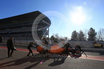 World © Octane Photographic Ltd. Formula 1 – Winter Test 2. McLaren MCL33 – Fernando Alonso. Circuit de Barcelona-Catalunya, Spain. Friday 9th March 2018.