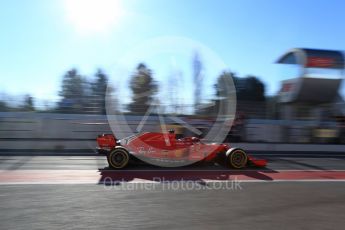 World © Octane Photographic Ltd. Formula 1 – Winter Test 2. Scuderia Ferrari SF71-H – Kimi Raikkonen. Circuit de Barcelona-Catalunya, Spain. Friday 9th March 2018.