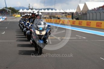 World © Octane Photographic Ltd. Formula 1 – French GP. Gendarmerie police. Circuit Paul Ricard, Le Castellet, France. Sunday 24th June 2018.