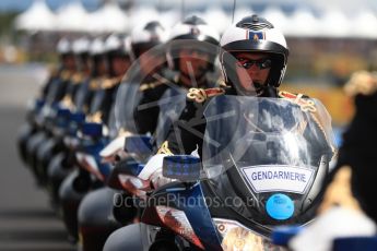 World © Octane Photographic Ltd. Formula 1 – French GP. Gendarmerie police. Circuit Paul Ricard, Le Castellet, France. Sunday 24th June 2018.