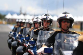 World © Octane Photographic Ltd. Formula 1 – French GP. Gendarmerie police. Circuit Paul Ricard, Le Castellet, France. Sunday 24th June 2018.