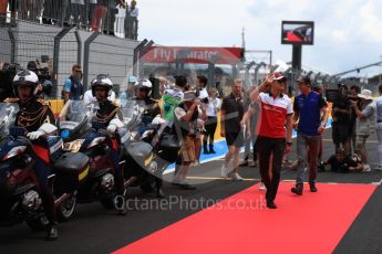 World © Octane Photographic Ltd. Formula 1 – French GP - Drivers Parade. Alfa Romeo Sauber F1 Team C37 – Marcus Ericsson. Circuit Paul Ricard, Le Castellet, France. Sunday 24th June 2018.