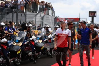 World © Octane Photographic Ltd. Formula 1 – French GP - Drivers Parade. Alfa Romeo Sauber F1 Team C37 – Marcus Ericsson. Circuit Paul Ricard, Le Castellet, France. Sunday 24th June 2018.