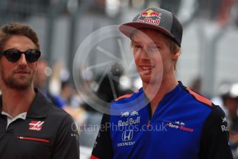 World © Octane Photographic Ltd. Formula 1 – French GP - Drivers Parade. Haas F1 Team VF-18 – Romain Grosjean. Circuit Paul Ricard, Le Castellet, France. Sunday 24th June 2018.
