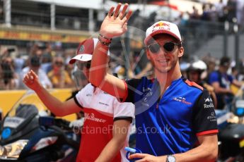 World © Octane Photographic Ltd. Formula 1 – French GP - Drivers Parade. Scuderia Toro Rosso STR13 – Pierre Gasly. Circuit Paul Ricard, Le Castellet, France. Sunday 24th June 2018.