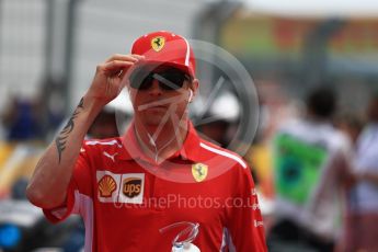 World © Octane Photographic Ltd. Formula 1 – French GP - Drivers Parade. Scuderia Ferrari SF71-H – Kimi Raikkonen. Circuit Paul Ricard, Le Castellet, France. Sunday 24th June 2018.