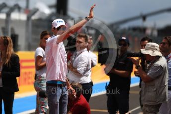 World © Octane Photographic Ltd. Formula 1 – French GP - Drivers Parade. Sahara Force India VJM11 - Esteban Ocon. Circuit Paul Ricard, Le Castellet, France. Sunday 24th June 2018.