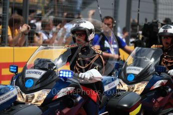 World © Octane Photographic Ltd. Formula 1 – French GP - Paddock. Gendarmerie police. Circuit Paul Ricard, Le Castellet, France. Sunday 24th June 2018.