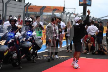 World © Octane Photographic Ltd. Formula 1 – French GP - Drivers Parade. Mercedes AMG Petronas Motorsport AMG F1 W09 EQ Power+ - Lewis Hamilton. Circuit Paul Ricard, Le Castellet, France. Sunday 24th June 2018.