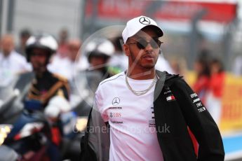 World © Octane Photographic Ltd. Formula 1 – French GP - Drivers Parade. Mercedes AMG Petronas Motorsport AMG F1 W09 EQ Power+ - Lewis Hamilton. Circuit Paul Ricard, Le Castellet, France. Sunday 24th June 2018.