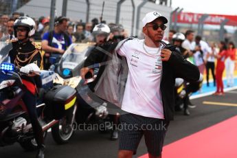 World © Octane Photographic Ltd. Formula 1 – French GP - Drivers Parade. Mercedes AMG Petronas Motorsport AMG F1 W09 EQ Power+ - Lewis Hamilton. Circuit Paul Ricard, Le Castellet, France. Sunday 24th June 2018.