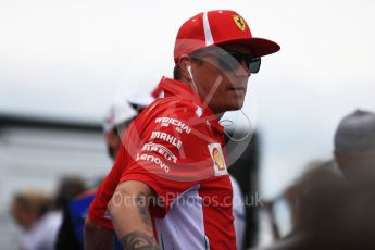 World © Octane Photographic Ltd. Formula 1 – French GP - Drivers Parade. Scuderia Ferrari SF71-H – Kimi Raikkonen. Circuit Paul Ricard, Le Castellet, France. Sunday 24th June 2018.