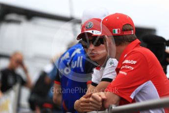 World © Octane Photographic Ltd. Formula 1 – French GP - Drivers Parade. Scuderia Ferrari SF71-H – Kimi Raikkonen. Circuit Paul Ricard, Le Castellet, France. Sunday 24th June 2018.