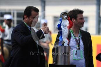 World © Octane Photographic Ltd. Formula 1 – French GP - Grid. Winners Trophy. Circuit Paul Ricard, Le Castellet, France. Sunday 24th June 2018.