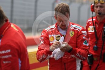 World © Octane Photographic Ltd. Formula 1 – French GP - Grid. Scuderia Ferrari SF71-H – Sebastian Vettel. Circuit Paul Ricard, Le Castellet, France. Sunday 24th June 2018.