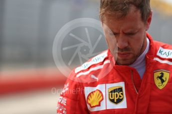World © Octane Photographic Ltd. Formula 1 – French GP - Grid. Scuderia Ferrari SF71-H – Sebastian Vettel. Circuit Paul Ricard, Le Castellet, France. Sunday 24th June 2018.