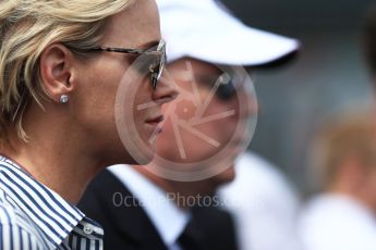 World © Octane Photographic Ltd. Formula 1 – French GP - Grid. Charlene, Princess of Monaco. Circuit Paul Ricard, Le Castellet, France. Sunday 24th June 2018.