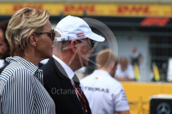 World © Octane Photographic Ltd. Formula 1 – French GP - Grid. Charlene, Princess of Monaco. Circuit Paul Ricard, Le Castellet, France. Sunday 24th June 2018.