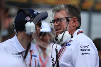 World © Octane Photographic Ltd. Formula 1 - French GP - Grid. Otmar Szafnauer - Chief Operating Officer of Sahara Force India. Circuit Paul Ricard, Le Castellet, France. Sunday 24th June 2018.