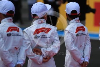 World © Octane Photographic Ltd. Formula 1 – French GP - Grid. Grid Kids. Circuit Paul Ricard, Le Castellet, France. Sunday 24th June 2018.