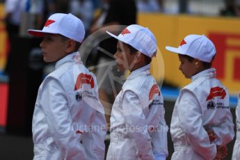 World © Octane Photographic Ltd. Formula 1 – French GP - Grid. Grid Kids. Circuit Paul Ricard, Le Castellet, France. Sunday 24th June 2018.