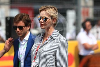 World © Octane Photographic Ltd. Formula 1 – French GP - Grid. Charlene, Princess of Monaco. Circuit Paul Ricard, Le Castellet, France. Sunday 24th June 2018.