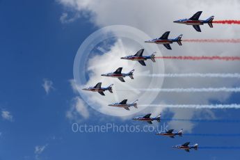 World © Octane Photographic Ltd. Formula 1 – French GP - Grid. Patrouille de France. Circuit Paul Ricard, Le Castellet, France. Sunday 24th June 2018.