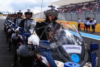 World © Octane Photographic Ltd. Formula 1 – French GP. Gendarmerie police. Circuit Paul Ricard, Le Castellet, France. Sunday 24th June 2018.