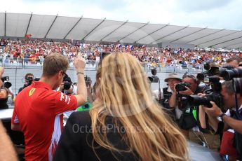 World © Octane Photographic Ltd. Formula 1 – French GP - Drivers Parade. Scuderia Ferrari SF71-H – Sebastian Vettel. Circuit Paul Ricard, Le Castellet, France. Sunday 24th June 2018.