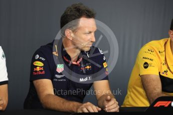 World © Octane Photographic Ltd. Formula 1 - French GP - Friday FIA Team Press Conference. Christian Horner - Team Principal of Red Bull Racing. Circuit Paul Ricard, Le Castellet, France. Friday 22nd June 2018.