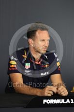 World © Octane Photographic Ltd. Formula 1 - French GP - Friday FIA Team Press Conference. Christian Horner - Team Principal of Red Bull Racing, Cyril Abiteboul - Managing Director of Renault Sport Racing Formula 1 Team and Eric Boullier - Racing Director of McLaren. Circuit Paul Ricard, Le Castellet, France. Friday 22nd June 2018.