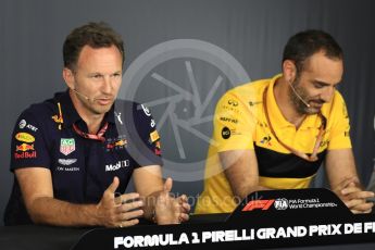 World © Octane Photographic Ltd. Formula 1 - French GP - Friday FIA Team Press Conference. Christian Horner - Team Principal of Red Bull Racing. Circuit Paul Ricard, Le Castellet, France. Friday 22nd June 2018.
