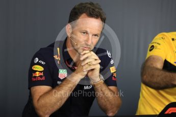 World © Octane Photographic Ltd. Formula 1 - French GP - Friday FIA Team Press Conference. Christian Horner - Team Principal of Red Bull Racing. Circuit Paul Ricard, Le Castellet, France. Friday 22nd June 2018.