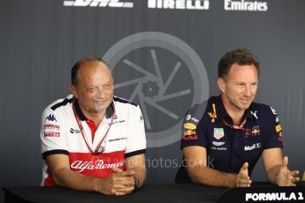 World © Octane Photographic Ltd. Formula 1 - French GP - Friday FIA Team Press Conference. Frederic Vasseur – Team Principal and CEO of Sauber Motorsport AG. Circuit Paul Ricard, Le Castellet, France. Friday 22nd June 2018.