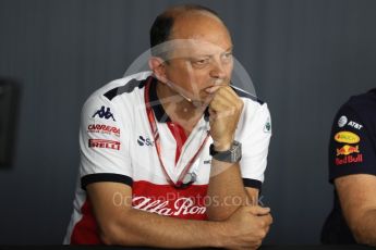 World © Octane Photographic Ltd. Formula 1 - French GP - Friday FIA Team Press Conference. Frederic Vasseur – Team Principal and CEO of Sauber Motorsport AG. Circuit Paul Ricard, Le Castellet, France. Friday 22nd June 2018.