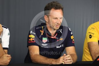 World © Octane Photographic Ltd. Formula 1 - French GP - Friday FIA Team Press Conference. Christian Horner - Team Principal of Red Bull Racing. Circuit Paul Ricard, Le Castellet, France. Friday 22nd June 2018.