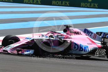 World © Octane Photographic Ltd. Formula 1 – French GP - Practice 1. Sahara Force India VJM11 - Sergio Perez. Circuit Paul Ricard, Le Castellet, France. Friday 22nd June 2018.