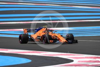 World © Octane Photographic Ltd. Formula 1 – French GP - Practice 1. McLaren MCL33 – Stoffel Vandoorne. Circuit Paul Ricard, Le Castellet, France. Friday 22nd June 2018.