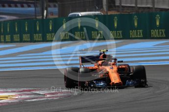 World © Octane Photographic Ltd. Formula 1 – French GP - Practice 2. McLaren MCL33 – Stoffel Vandoorne. Circuit Paul Ricard, Le Castellet, France. Friday 22nd June 2018.