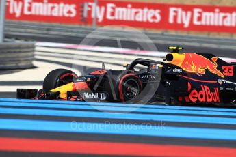 World © Octane Photographic Ltd. Formula 1 – French GP - Practice 2. Aston Martin Red Bull Racing TAG Heuer RB14 – Max Verstappen. Circuit Paul Ricard, Le Castellet, France. Friday 22nd June 2018.